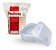 POTE RETANGULAR C/ TAMPA 250ML PRAFESTA C/ 24 UND - Imagem 1