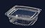 EMBALAGEM RETANGULAR POTE/TAMPA PET 90 500 ML 10 UNDS - Imagem 1