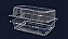 EMBALAGEM PET 20 RETANGULAR ARTICULADA 100 UND - Imagem 1