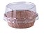 TORTA PIE MARROM COM TAMPA SULFORMAS 50X19 10 UND - Imagem 1