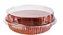 TORTA PIE MARROM COM TAMPA SULFORMAS 160X30 5 UND - Imagem 1