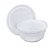 KIT POTE ISOPOR REDONDO PT 500ML COPOBRÁS 100 UNIDADES - Imagem 1