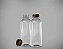 GARRAFA PET CRISTAL QUADRADA 500ML COM 100 UND - Imagem 1