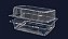 EMBALAGEM PET 14 RETANGULAR ARTICULADA 100 UND - Imagem 1