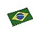 Bandeira do Brasil emborrachada com velcro - Imagem 1
