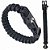 Pulseira Paracord Com Apito Survival Guepardo Preta - Imagem 3