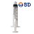 Seringa 5ml L. Lock sem agulha - BD - Unid. - Imagem 1