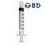 Seringa 3ml L. Lock sem agulha - BD - Unid. - Imagem 1