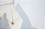 Colar de Citrino Coraçao Natural em Ouro Amarelo 18k - Imagem 5