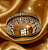 Anel de Ouro Amarelo 18k. Modelo Tipo Bvlgari Com Diamantes Naturais e 7mm de largura - Imagem 4