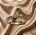 Aliança 2 em 1 com Anel Solitário de Diamantes Naturais. - Imagem 3