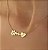 COLAR PET EM OURO 18K COM BATIMENTOS CARDÍACOS E GRAVAÇÃO DE NOME PERSONALIZADO. - Imagem 2