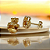 Par de Brinco com Citrino natural de 8mm em Ouro 18k - Imagem 2