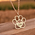 COLAR PET DE OURO AMARELO 18K COM NOME PERSONALIZADO. - Imagem 4