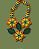 Colar Floral de Miçangas - Imagem 1