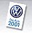 Adesivo ANO DE FABRICAÇÃO VW 2001 - Imagem 1
