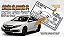 Adesivo Pressão Pneus 215/50 R17 Honda Civic G10 2016 (estepe T125/80) - Imagem 1