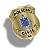Adesivo POLÍCIA CIVIL ESTADO DA BAHIA (DISTINTIVO) p/ vidro (INTERNO) - Imagem 1
