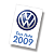 Adesivo ANO DE FABRICAÇÃO VW 2009 (Das Auto) - Imagem 1