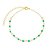 PULSEIRA COM CRISTAIS VERDE - Imagem 1