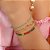 PULSEIRA COM CRISTAIS VERDE - Imagem 2