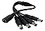 Cabo Conector Adaptador Rabicho 1 P4 Fêmea X 4 P4 Machos - Imagem 1
