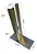 Kit 3 SUPORTE INSTALAÇÃO MOTOR BASCULANTE 16CM PINTADO - Imagem 2