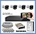 Kit CFTV 4 Câmeras Segurança 20m 2Mp DVR 4 Canais FullColor - Imagem 1