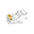 Conector Rede RJ-45 Ez-rj45 Vazado Cat5e/6 - Imagem 1