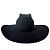 CHAPÉU PRALANA CROSS HORSE ABA 12 PRETO 12432 - Imagem 3