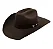CHAPÉU RESISTOL USTRC 6X CHOCOLATE - Imagem 1