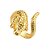 Dplaca 925 anel de ajuste e crocodilo, prata esterlina banhada a ouro, joia de f - Imagem 9