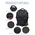 Bolsa de Mao,Mochila  para Moto ,Scooter impermeável Motorcycle 11/15Lts - Imagem 9