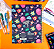 Caderno Smart Universitário com 80 Folhas Reposicionáveis DivertidaMente 2 - Fechamento em Elástico -DAC - Imagem 3