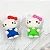 Borracha Fofa 3D Hello Kitty - Imagem 2