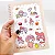 Kit Caderno Anotação Espiral Capa Plástica My Melody- 44 folhas - Imagem 7