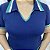 Vestido azul e verde com Gola polo - Imagem 6
