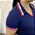 Vestido Azul e pink com Gola polo - Imagem 4
