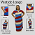 Vestido Longo Plus size Casual Evangélico Veste Até 56 Azul - Imagem 4