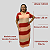 Vestido Longo Plus size Casual Evangélico Veste Até 56 Vermelho - Imagem 6
