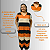 Vestido Longo Plus size Casual Evangélico Veste Até 56 G1 até G3 Laranja - Imagem 4
