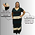 Vestido Longo Plus size Casual Evangélico Veste Até 56 G1 até G3 Preto - Imagem 3