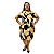 Vestido Midi Casual Evangélico Plus Size Verão Veste Até 56 G3 Preto - Imagem 1