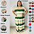 Vestido Longo Plus size Casual Evangélico Veste Até 56 Verde - Imagem 1