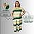 Vestido Longo Plus size Casual Evangélico Veste Até 56 Verde - Imagem 3