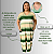 Vestido Longo Plus size Casual Evangélico Veste Até 56 Verde - Imagem 4