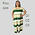 Vestido Longo Plus size Casual Evangélico Veste Até 56 Verde - Imagem 2