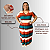 Vestido Longo Plus size Casual Evangélico Veste Até 56 Terracota - Imagem 3