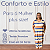 Vestido Longo Plus size Casual Evangélico Veste Até 56 Azul Listras - Imagem 8