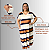 Vestido Longo Plus size Casual Evangélico Veste Até 56 Marrom - Imagem 3